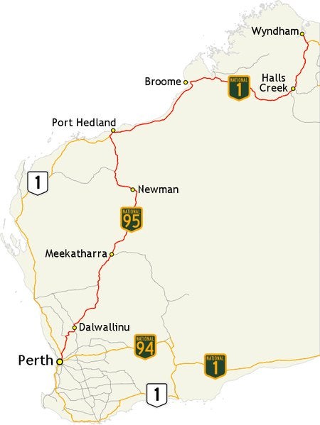 Great_Northern_Highway_route