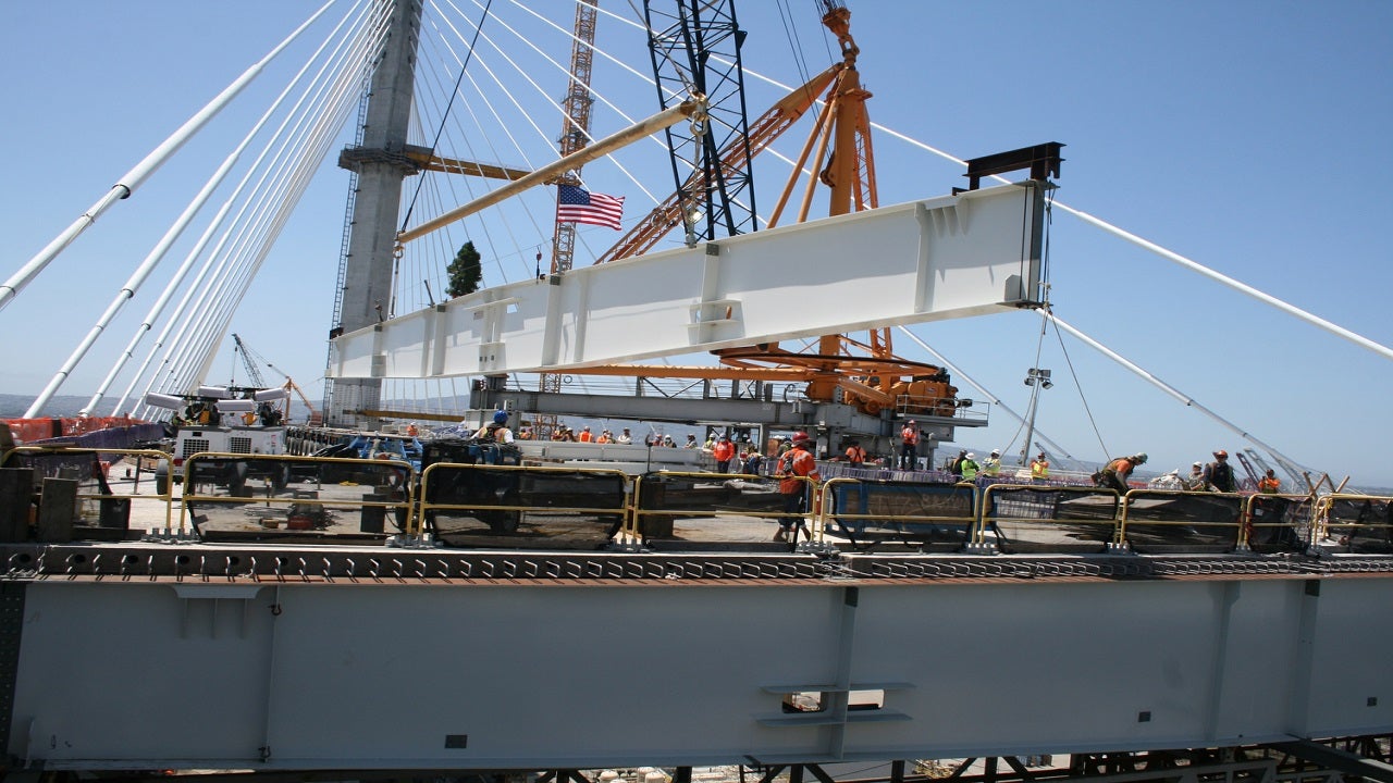 The new Gerald Desmond Bridge opened in October 2020. Credit: Port of Long Beach.