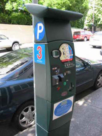 A Stelio Pay and Display machine, as supplied by Parkeon, will also run from integrated solar panels in case of power failure.