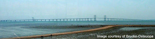 The huge Qingdao Bay Bridge is the largest sea bridge in the world and opened in June 2011.