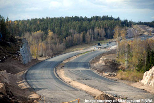 The E18 Muurla–Lohja project includes the construction of a new 51.3km section of motorway, seven motorway tunnels with a combined length of 5.2km, 75 bridges (longest 240m) and eight interchanges