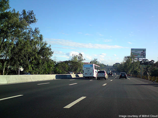 South Luzon Expressway connects Metro Manila to Calabarzon region.