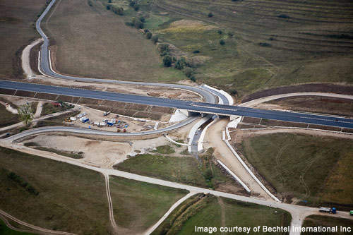 The motorway will connect Brasov, Fagaras, Sighisoara, Targu Mures, Cluj-Napoca, Zalau and Oradea.
