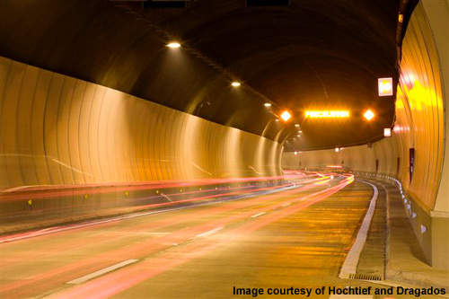 The San Cristóbal tunnels are only in limited use at the current time.