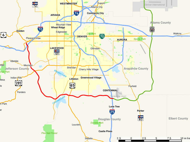 C 470 Tolled Express Lanes Project Colorado Verdict Traffic