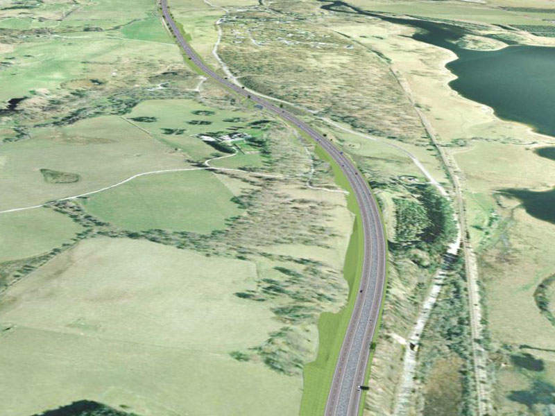 The A9 Dualling Project includes converting approximately 129km of the road into a dual carriageway. Credit: RPS Group.