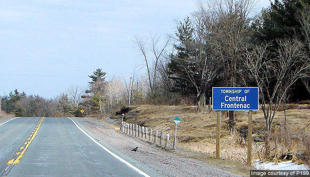 Highway 7 at Central Frontenac.