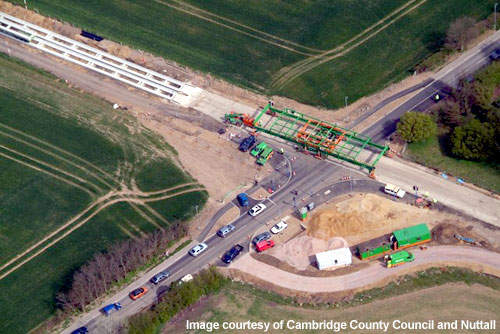 The Cambridgeshire Guided Busway will be the longest route of its type in the world.
