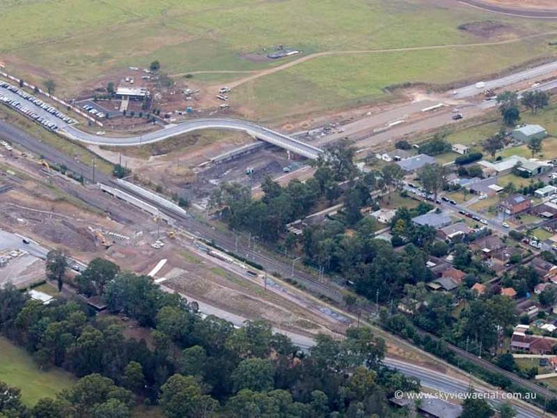 The third stage of construction on the Schofields road upgrade project was completed in June 2018. Image courtesy of Roads and Maritime Services.