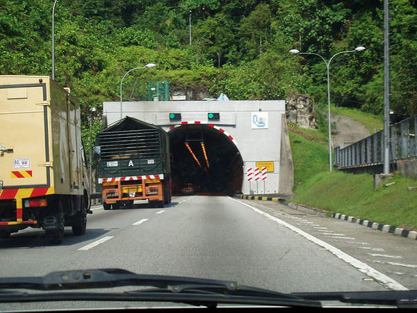 The 800m long Menora Tunnel situated on the North-South Expressway (NSE).