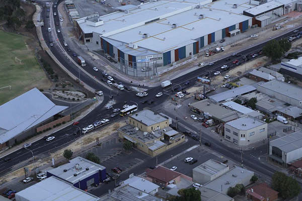 Six intersections are upgraded as part of the project. Image courtesy of T2T Alliance.