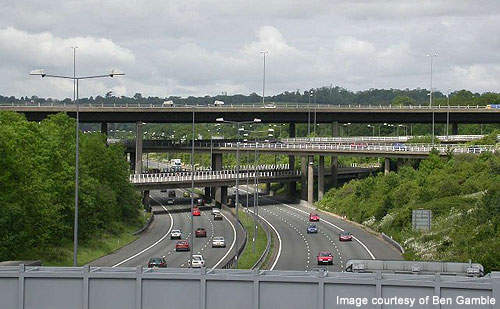 The section between junctions 28 and 29 was completed in June 2011, and the section between 29 and 30 is scheduled for completion by summer 2012.