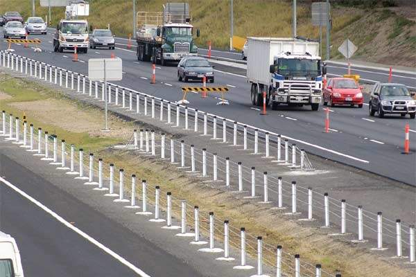 Crash-tested road safety barrier systems