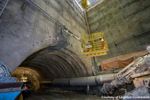 Both TBMS were in operation on the NBST project by March 2008.