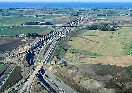 Aerial view of the Continental Line