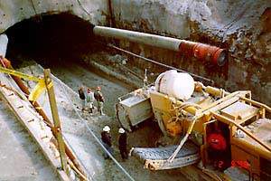 In September 1997, tunnelling crews started constructing a two-lane vehicular toll tunnel under Addison Airport.