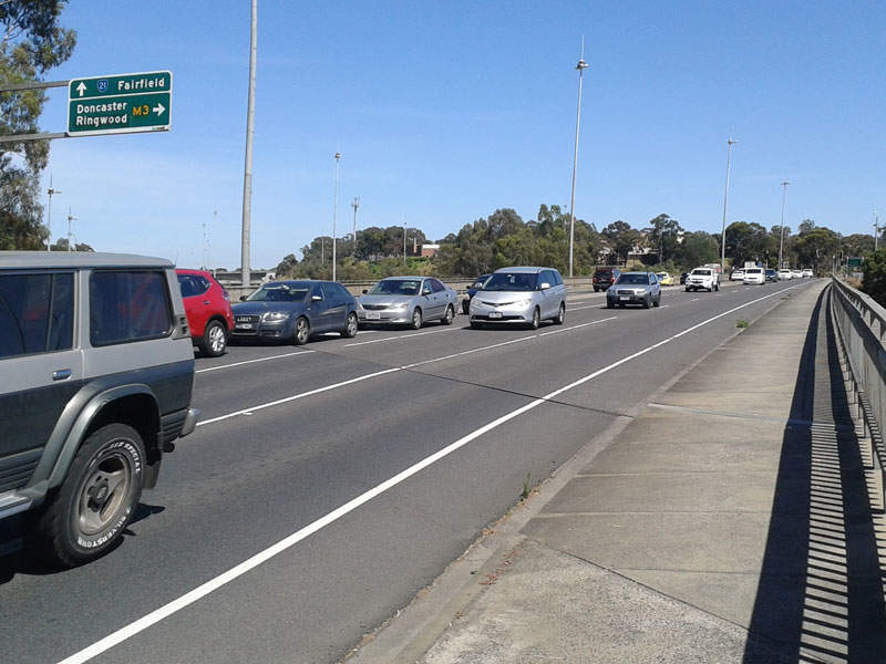 The $110m highway upgrade project will reduce traffic congestion and increase road network efficiency, safety and reliability. Credit: Philip Mallis.