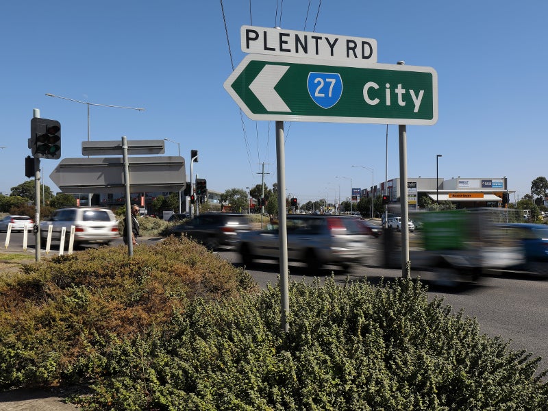 Stage two of the Plenty Road upgrade will involve the construction of an on-road cycling lane in each direction of the road. Credit: Victoria State Government.