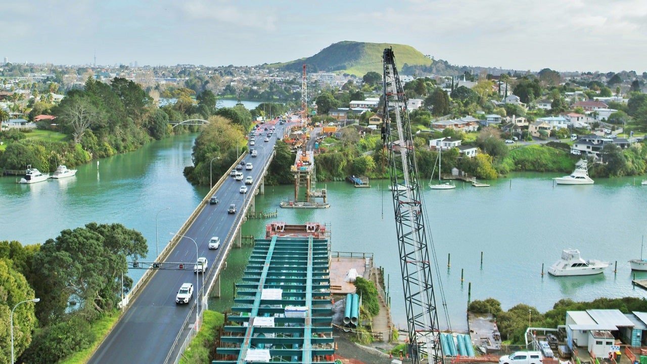 The AMETI Eastern Busway is a designated, traffic-free bus route that will link Panmure, Pakuranga, and the Botany Town Centres. Credit: Auckland Council.