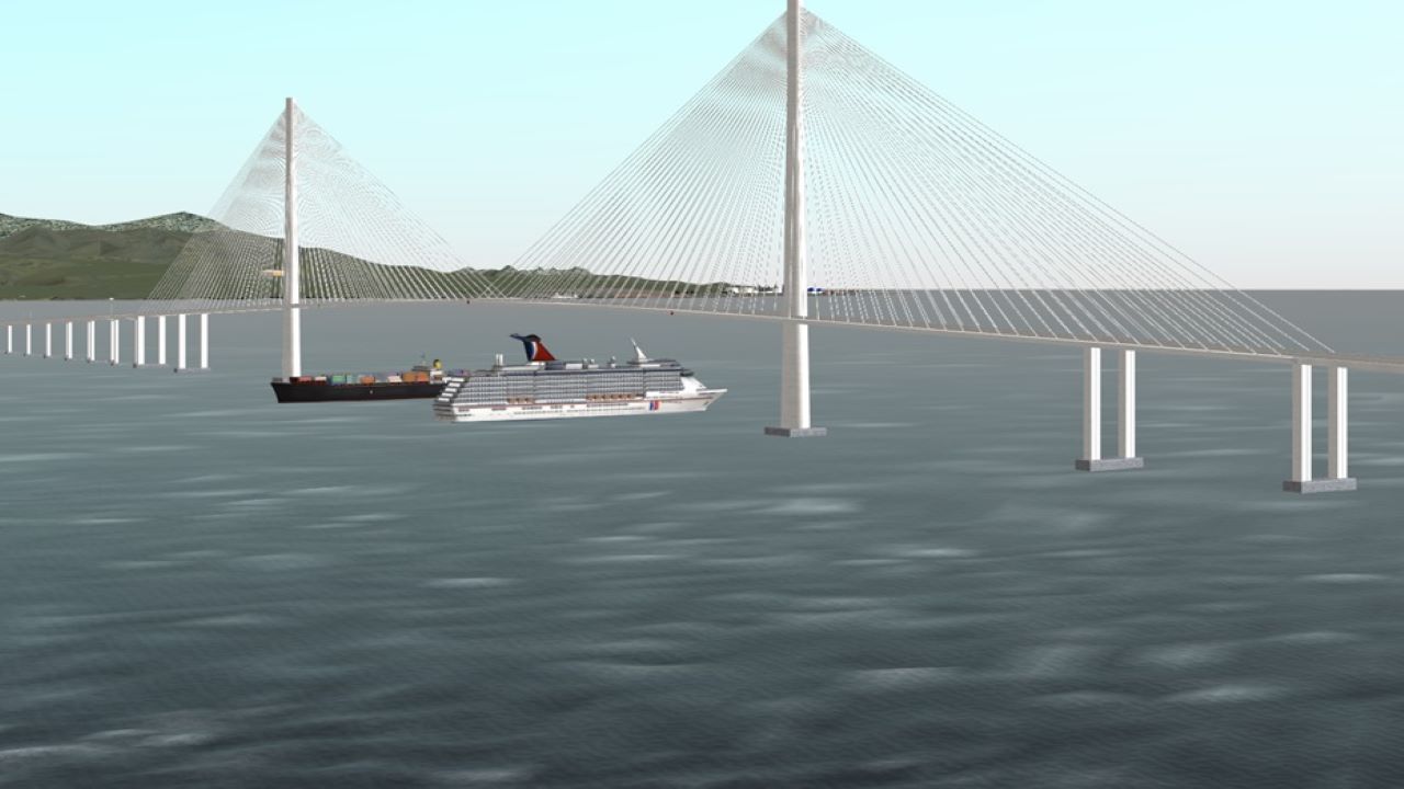 The bridge project is expected to be completed in January 2022. Credit: Maritime Academy of Asia and the Pacific. 